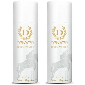 Denver Victor Deodorant Spray for Men 400 ml ( Pack of 2 )