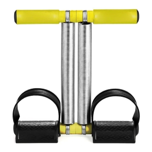 Double Spring Tummy trimmer For Home Gym Workout - Yellow