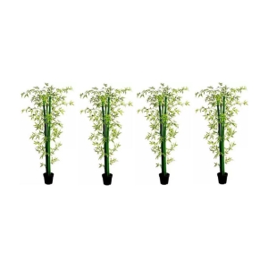 Green plant indoor - Green Wild Artificial Tree ( Pack of 4 )