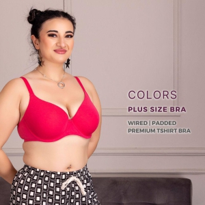 Colors Cotton Modal Plus Size TShirt Bra