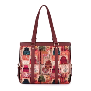 Lychee bags Women Printed Canvas Tote Bag