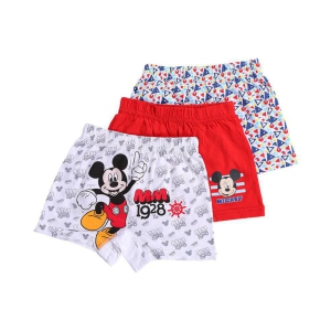 Bodycare Kids Boys Mickey & Friends Printed Assorted coloured Trunks Pack Of 3 - None