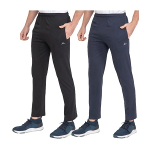 Zeffit - Multicolor Cotton Blend Mens Sports Trackpants ( Pack of 2 ) - 2XL