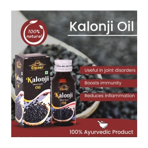 Cipzer Kalonji (Black Seed) Oil Cold-Pressed for Skin Toning, Hair Growth & Joints Massage, 50ml