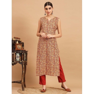 vbuyz-cotton-printed-straight-womens-kurti-red-pack-of-1-none