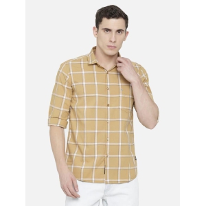 Men Slim Fit Checks Casual Shirt