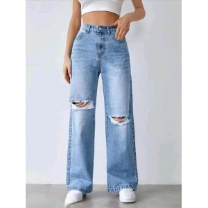 Modern Edge Knee-Slit Jeans for Women-26