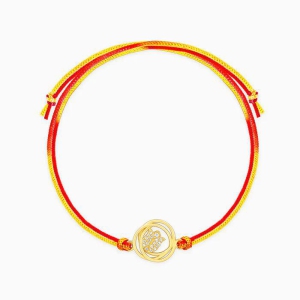 Golden Pure Affection Rakhi