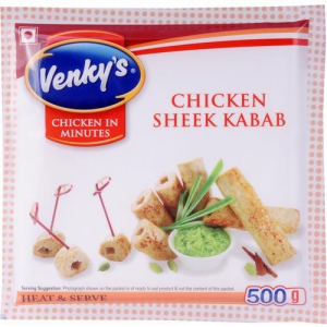 Venkys Chicken Seekh Kebab 500 Gms