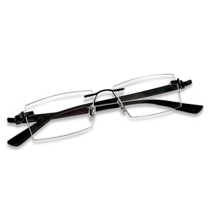 redex-rectunglar-unisex-black-color-rimless-frame-blue-cut-without-power-lens