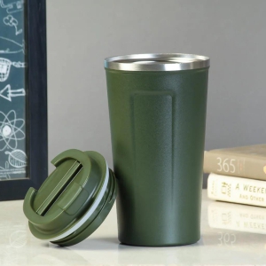 Coffee Stainless Steel Travel Tumbler-Green