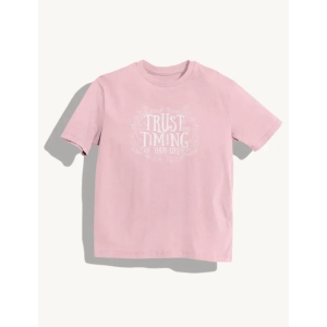 Trust the timing of your life- Unisex Oversized T-shirt