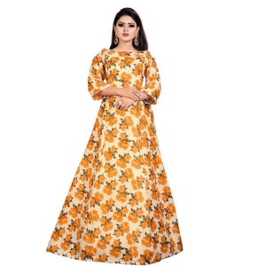 Florence Women's Satin Anarkali Dress Material