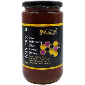 Farm Naturelle- Raw 100% Natural NMR Tested , Pass , Certified Wild Berry Honey (Sidr Honey)-Unique Honey from flowers of Wild Berries-Exquisite taste & Tonic for Men?s Vigour, Vitality & Wellness (1 Kg)