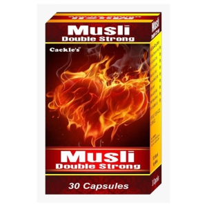 Cackle's Ayurvedic Musli Double Strong Capsule 30 no.s