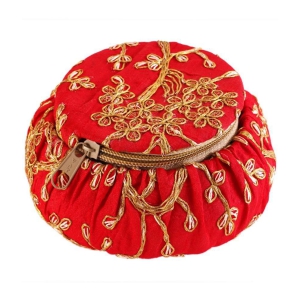 Apratim Red Fabric Potli - Red