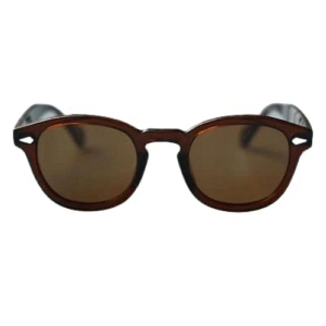 Creature - Brown Round Sunglasses ( Pack of 1 ) - Medium