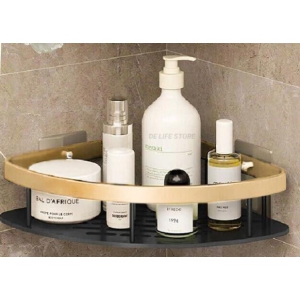 Shelf Adhesive Aluminium Bathroom Corner Shelf Organizer