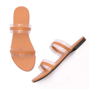 Women , Beige Flats Sandal