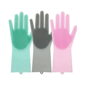 silicon hand gloves - Multi Color