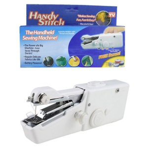 Cordless Electric Mini Sewing Machine Handheld Handy Stitch Machine(Without Charger And Battery)