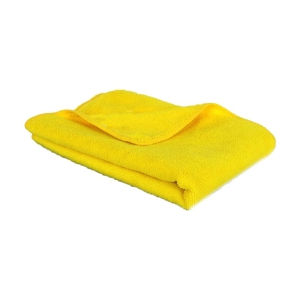 HOMETALES - Yellow 340 GSM Microfiber Cloth For Automobile ( Pack of 1 )