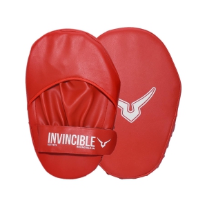 Invincible Classic Training Mitts-Red / One Size