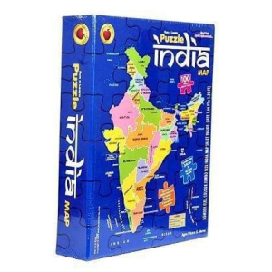 India Map Puzzle ; 100 Pieces ; Educational Game ; Learn with Fun ; Indian States