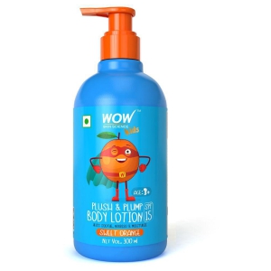 WOW Skin Science Kids Plush & Plump Body Lotion - Sweet Orange - SPF 15 - No Parabens, Mineral Oil, Silicones & Color - 300mL