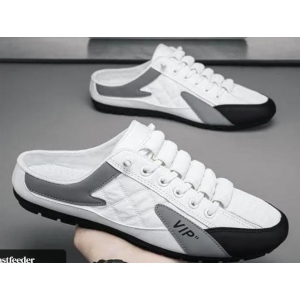 Men's White Half Casual Shoes-7