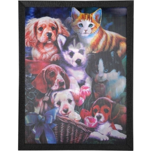 Saf 5D Animal Painting With Frame