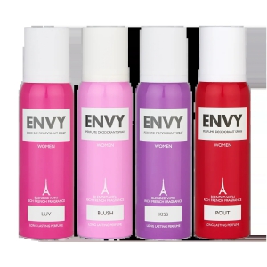 Envy Deodorant Combo Luv+Blush+Kiss+Pout 120ml*4