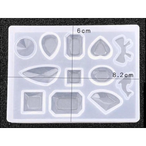 12 IN 1 New Gem Stone Mould