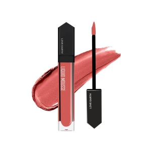 Love Earth Liquid Mousse Lipstick - Bottomless Mimosas Matte Finish | Lightweight, Non-Sticky, Non-Drying,Transferproof, Waterproof | Lasts Up to 12 hours with Vitamin E and Jojoba Oil - 6ml