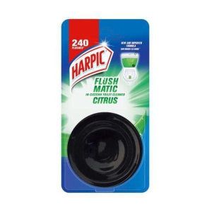 Harpic Flushmatic InCistern Toilet Cleaner Block Citrus 50 Gms