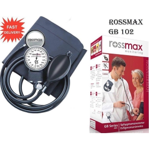 Rossmax GB 102 Upper Arm Manual Blood Pressure Monitor (D-ring cuff with stethoscope)