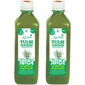 Axiom Tulsi Juice 500ml (Pack of 2)|100% Natural WHO-GLP,GMP,ISO Certified Product