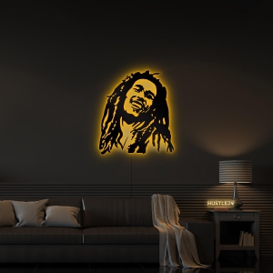 Bob Marley LED Potrait-Illuminihub-S