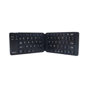 Portronics Chicklet:Wireless Rechargeable Foldable Keyboard ,Black (POR 973)