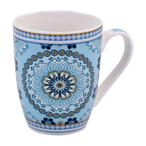 Kookee - Multi Color Ceramic Coffee Mug ( Pack of 1 ) - Multi Color