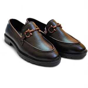 Styled Feet Black Loafer for men-10