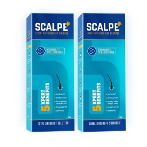 Scalpe Expert Anti Dandruff Shampoo (75ML)-Pack of 2