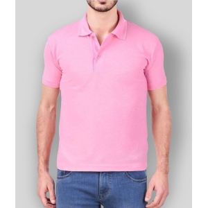 SKYRISE - Pink Cotton Blend Slim Fit Mens Polo T Shirt ( Pack of 1 ) - None