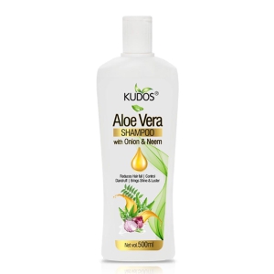 Kudos Aloe Vera Shampoo With Onion & Neem | 500ml