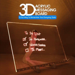 3D Acrylic Message Board-Large