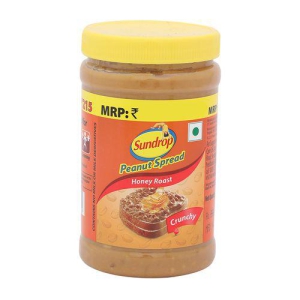Sundrop Peanut Spread  Honey Roast Crunchy Spreads 462 G Jar