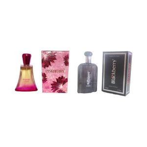 St Louis Inc Exotic BlackBerry Perfume 50ML+ PINKBERRY Appearl Perfume, 50ML - 100ml