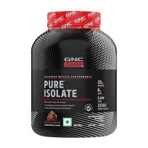 GNC AMP Pure Isolate Low Carb Chocolate 4 Lbs