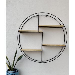 grista-round-decorative-metal-wall-shelf