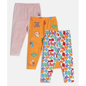 MINI KLUB - Multi Cotton Legging For Baby Girl ( Pack of 1 ) - None